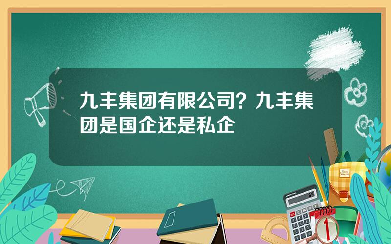 九丰集团有限公司？九丰集团是国企还是私企